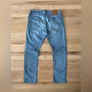 LEVIS Mens 511 BIG E Premium Light Blue Wash Jeans Size 33x30 VINTAGE Levi’s